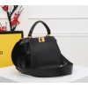 FENDI Peekaboo black tote bag