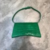 Balenciaga hourglass shoulder bag in green