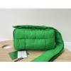Bottega Veneta Cassette Intrecciato-nylongreen cross bag