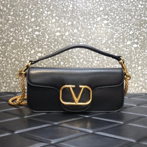 Valentino Garavani Locò yellow black bag