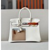 Hermes Birkin Swift White Pocket 30 Bag