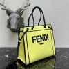 Fendi Roma Tote Bag Yellow