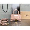 Balenciaga hourglass beige crocodile bag