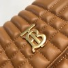 Burberry quilted brown leather shoulder bag