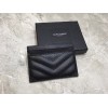 YSL Card Holder Black Silver & Gold & all Black