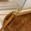 FENDI First Small Sheepskin brown leather bag | 8BP129