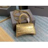 Balenciaga hourglass gold small bag