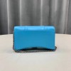 Balenciaga shoulder bag blue leather 19cm