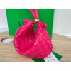 Bottega Veneta Turn Medium Pink Intrecciato Leather Bag