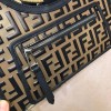 Fendi Small Runaway FF Embossed Calf Shopping Tote Bag