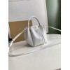 Burberry Monogram Motif Bucket Bag - White/ Black/ Red