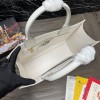 Dolce & Gabbana Beatrice leather tote bag white