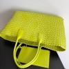 Bottega Veneta Cabat Tote Neon Lambskin Bag