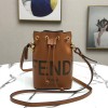 Fendi MON TRESOR brown FF leather bag