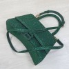 Balenciaga Hourglass S Rhinestone Green Bag