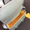 Goyard Belvedere PM White Leather Bag