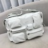 Balenciaga superbusy white leather bag