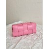 Bottega Veneta Pink Small Brick Cassette Bag