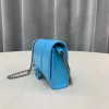 Balenciaga shoulder bag blue leather 19cm