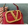 Valentino V logo bucket red 20cm