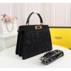 Fendi Peekaboo Iseeyou black tote bag