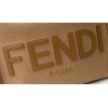 Fendi Sunshine Brown Suede Tote Bag