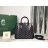 Goyard Sac Vendome Blue Canvas PM Bag