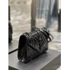 YSL Envelope Patent leather black hardware bag