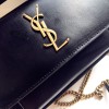 YSL Medium Sunset Monogram leather shoulder bag 25cm