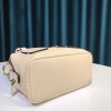 Chloe Small Daria day bag in grained & shiny calfskin beige