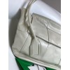 Bottega Veneta Arco Slouchy White Leather Maxi 58 Bag