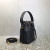 Valentino VLogo Walk Black Bucket Bag