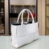 Bottega Veneta Intrecciato lamp skin tote white bag 609175