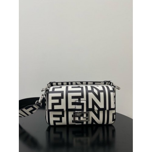 Fendi Fendigraphy Baguette Medium leather bag