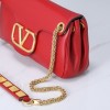 Valentino Garavani Stud Sign red leather bag