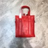 Balenciagan bazar shoper bag all red