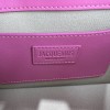 Jacquemus pink leather bag