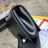 D&G Nappa leather DG Girls shoulder bag in black