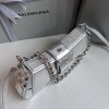 Balenciaga Lindsay silver shoulder bag