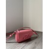 Fendi Baguette patent pink leather phone pouch