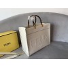 Fendi tote sunshine white medium bag