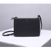 Celine trio shoulder black bag
