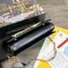 D&G Nappa leather DG Girls shoulder bag in black