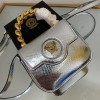 Versace La Medusa silver mini bag