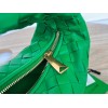Bottega Veneta Mini Jodie Chain Hobo Green Woven Bag
