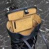 Bottega Veneta Mini intreccio leather top handle bag black