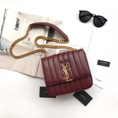 VICKY SHOULDER BAG ORIGINAL LEATHER MAROON