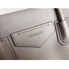 Givency Medium Antigona Soft Bag In Gray Leather