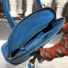 BALENCIAGA VILLE TOP HANDLE XXS BLUE BAG