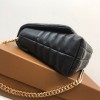 Burberry quilted black leather shoulder bag